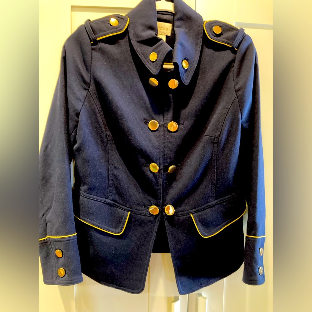 FINAL PRICE Chico’s Navy nautical blazer Size 0 EUC